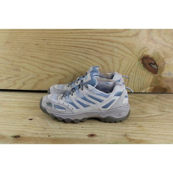 The North Face Women's Hiking Outdoor Shoes - Gray and Blue - Picture 2 of 10